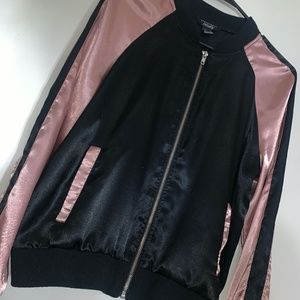 Silk Fancy Zip Up Jacket